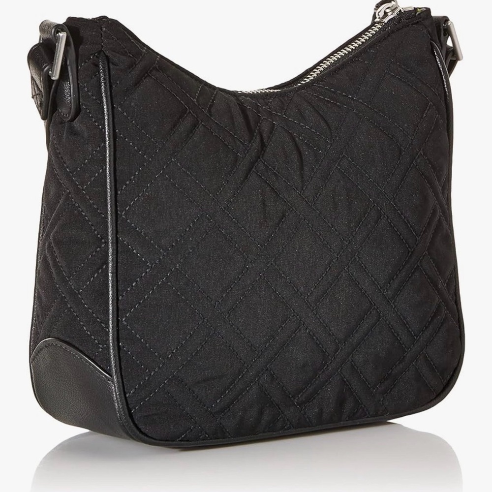 Vera Bradley Mini Vivian Crossbody Black Quilted Lightweight Everyday Bag - Picture 3 of 14